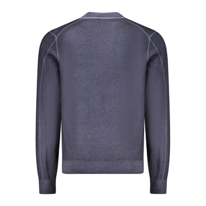 Hugo Boss Blue Wool Sweater