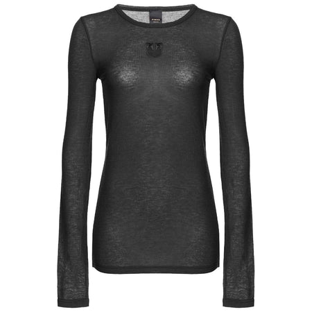 PINKO Black Viscose Sweater