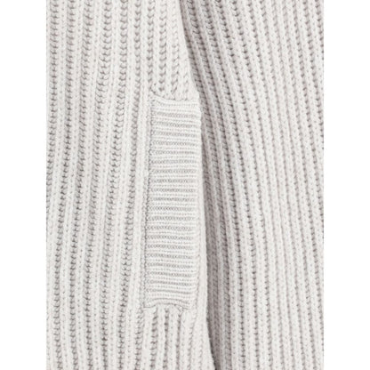 Brunello Cucinelli White Cashmere Cardigan
