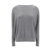 Brunello Cucinelli Gray Cotton Sweatshirt