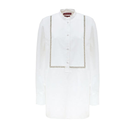 Gucci White Cotton Shirt