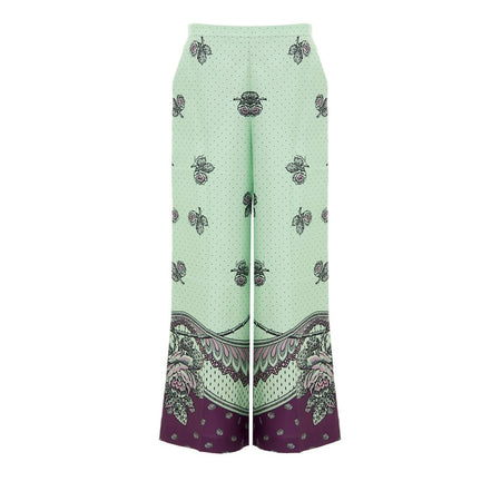Gucci Green Silk Pant