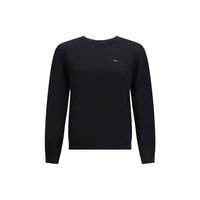 Prada Black Fleece Wool Sweatshirt