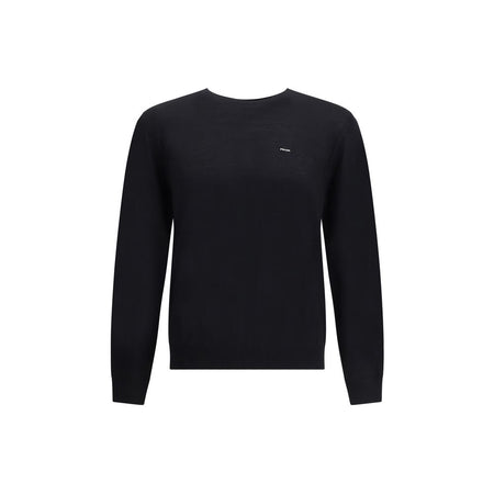 Prada Black Fleece Wool Sweatshirt