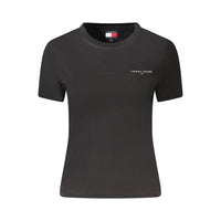 Tommy Hilfiger Black Cotton Women T-Shirt