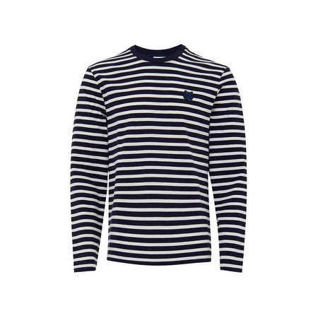 Maison Kitsuné Blue Cotton Long Sleeve