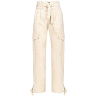 PINKO White Cotton Jeans & Pant
