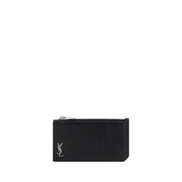 Saint Laurent Black Calf Leather Bos Taurus Wallet