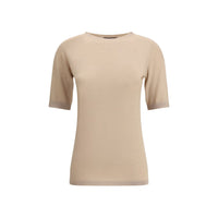 Fabiana Filippi Beige Cashmere T-Shirt