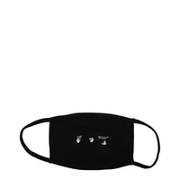 Off-White Black Cotton Facemasks