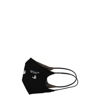 Off-White Black Cotton Facemasks