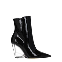 Stuart Weitzman Black Leather Ankle Boots