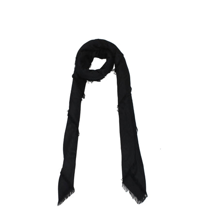 Balmain Black Viscose Foulards