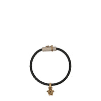 Versace Black Leather Bracelets
