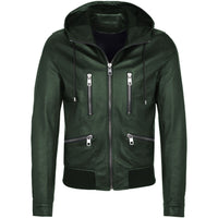 Dolce & Gabbana Green Lambskin Jacket