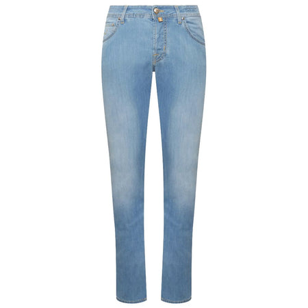 Jacob Cohen Blue Cotton Jeans & Pant