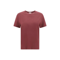 Brunello Cucinelli Bordeaux Cotton T-Shirt