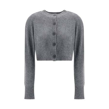 Loulou De Saison Gray Cashmere Cardigan