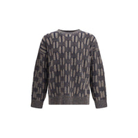 Giorgio Armani Multicolor Wool Sweatshirt
