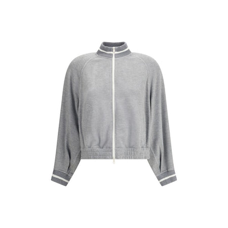 Brunello Cucinelli Gray Viscose Sweatshirt