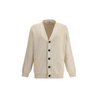 Golden Goose Cream Cotton Cardigan
