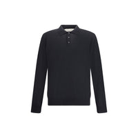 Golden Goose Black Fleece Wool Dress Shirt
