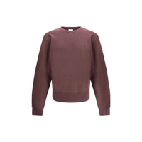 Saint Laurent Bordeaux Cotton Sweatshirt