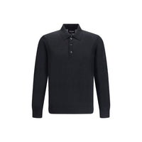 Giorgio Armani Black Fleece Wool Sweatshirt