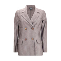 Giorgio Armani Brown Cashmere Blazer