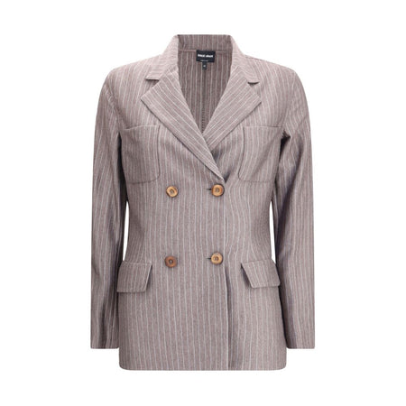 Giorgio Armani Brown Cashmere Blazer