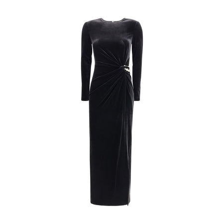 Self-Portrait Embellished velvet midi Dress