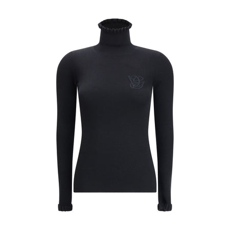 Valentino Wool Sweater with ruffled collar