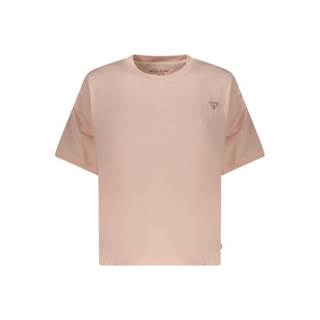 Guess Jeans Pink Cotton Women T-Shirt