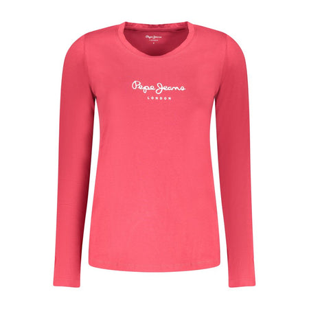 Pepe Jeans Red Cotton Women T-Shirt