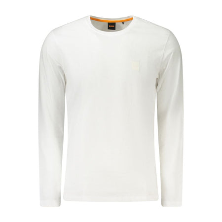 Hugo Boss White Cotton Men T-Shirt