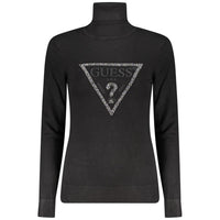 Guess Jeans Black Viscose Women Sweater