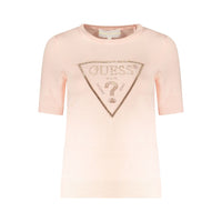 Guess Jeans Pink Viscose Sweater