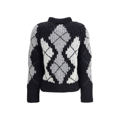 Ermanno Scervino Wool argyle-patterned Cardigan