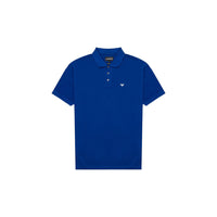 Emporio Armani Blue Cotton Polo Shirt
