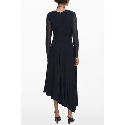 Desigual Black Polyester Women Dress
