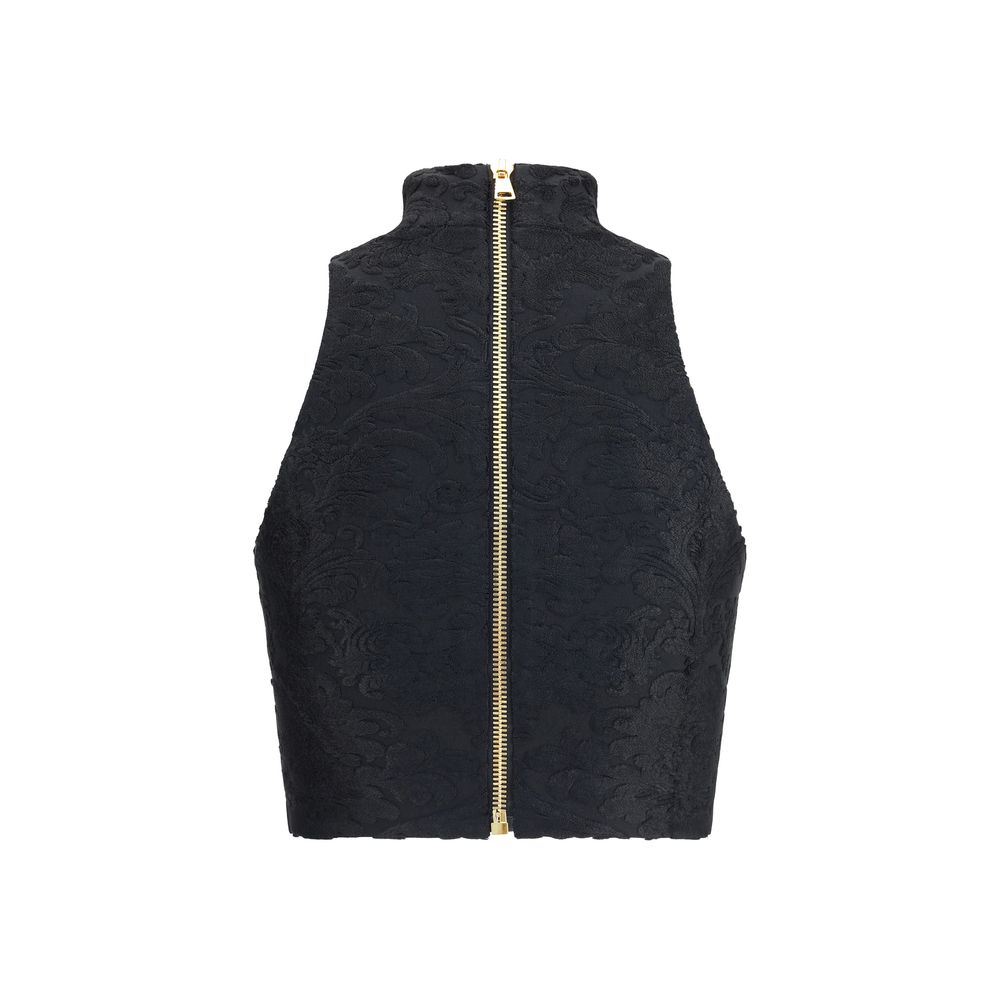 Balmain Baroque crop Top