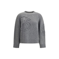 Bruno Manetti Embroidered flower Sweater