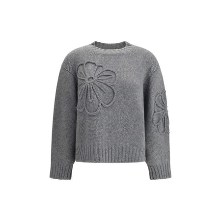Bruno Manetti Embroidered flower Sweater