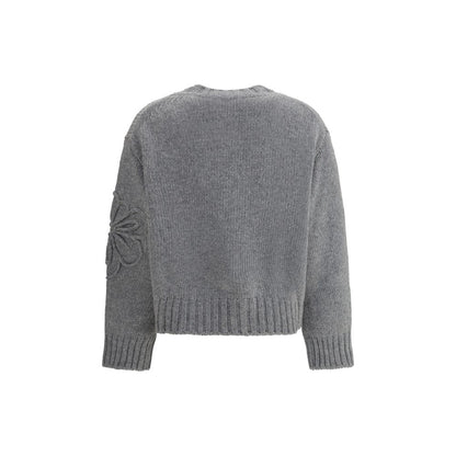 Bruno Manetti Embroidered flower Sweater