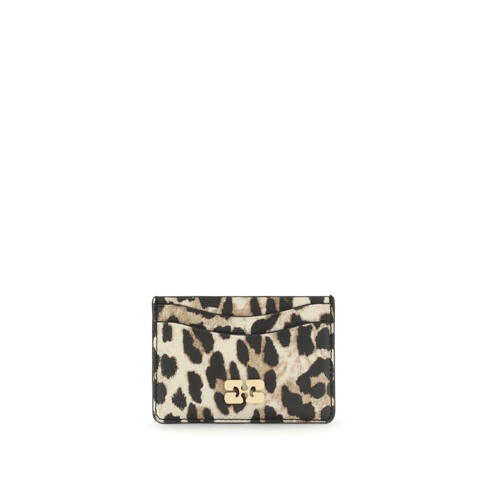 Ganni GANNI BOU CARD HOLDER PRINT