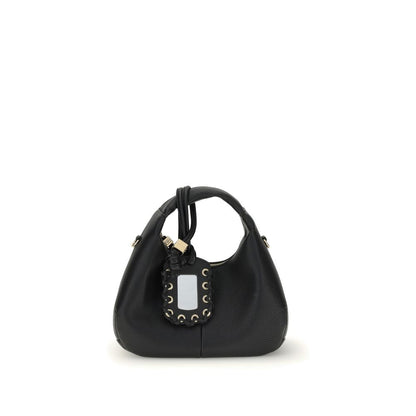 Ganni HOBO MINI GRAINED