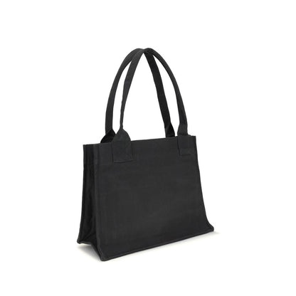 Ganni LARGE EASY SHOPPER POCKET DOG PRINT