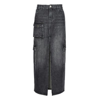 PINKO Black Cotton Skirt