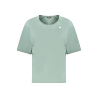 K-WAY Green Cotton Women T-Shirt