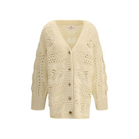 Ermanno Scervino Beige Cashmere Cardigan